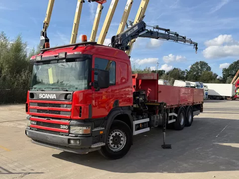 Scania P P114-380 6x4 + HIAB 220 x5